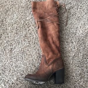 Freebird Brock over the knee riding boots Sz 8